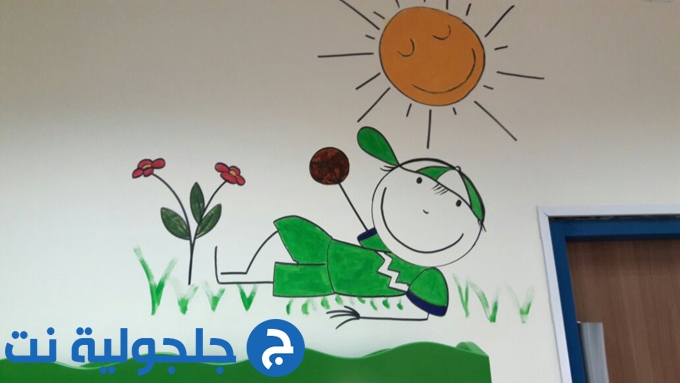 رسومات لطالبات الثانوية التكنولوجية في روضة النور في كفر برا